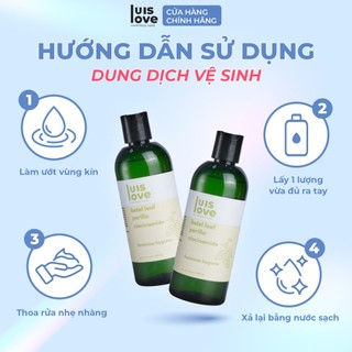 [TẶNG 1 BODYMIST ]DDVS trầu không, mần trầu Luislove giúp làm sạch nhẹ nhàng, cân bằng pH_320gr
