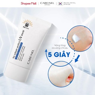 Combo 2 kem chống nắng nâng tông, kiềm dầu phù hợp mọi loại da Care:nel No Sebum SPF50+ PA++++ 50ml