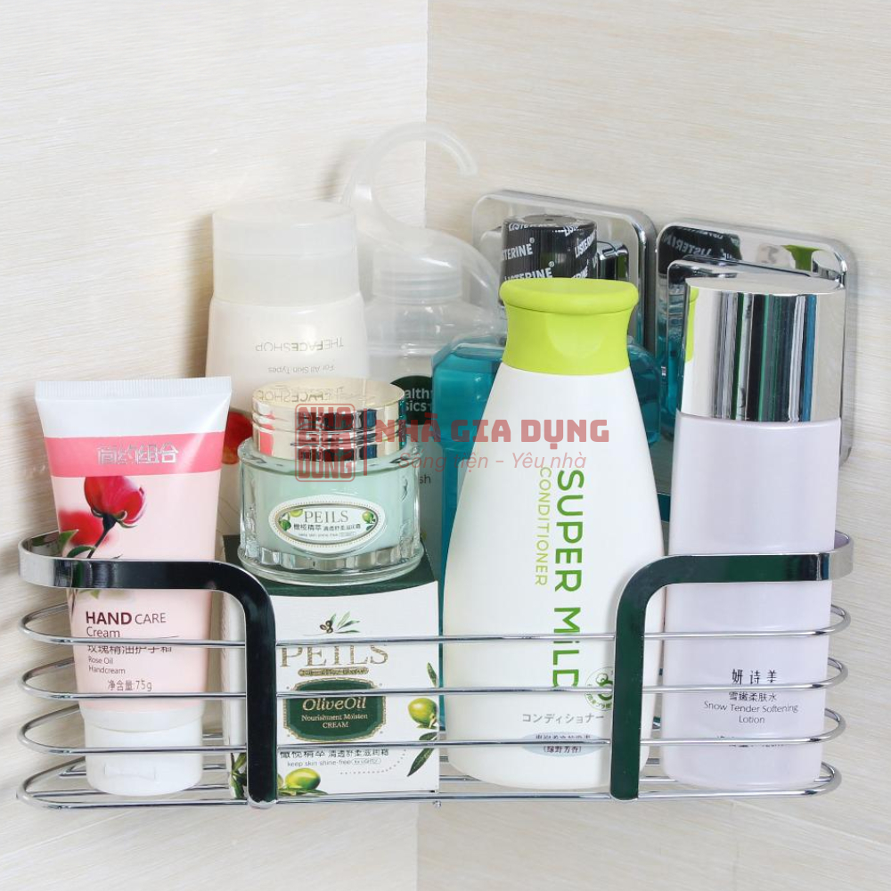 kệ góc nhà tắm inox 304