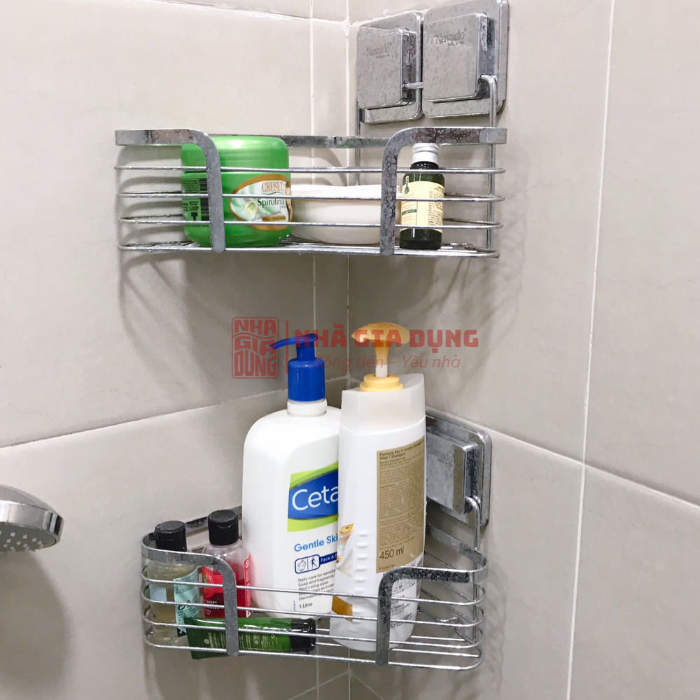 kệ góc nhà tắm inox 304