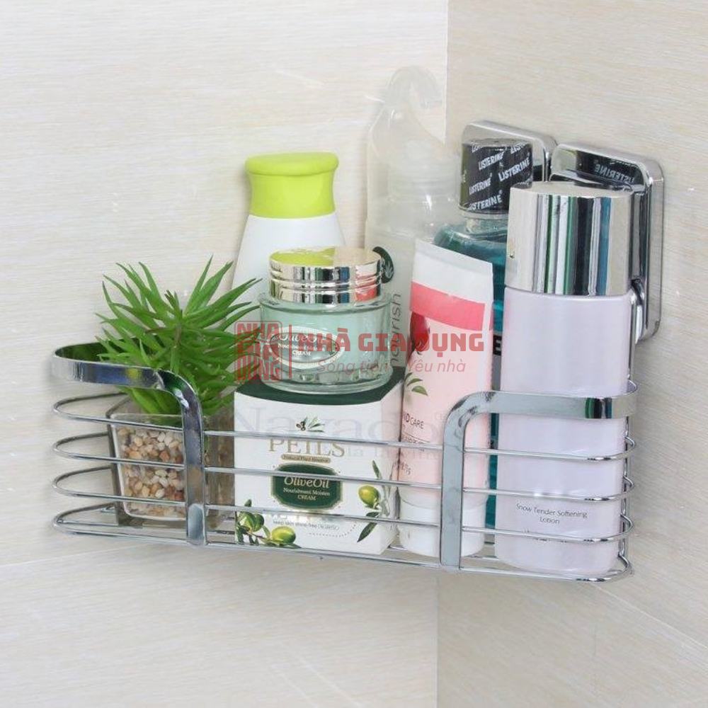kệ góc nhà tắm inox 304