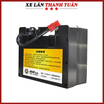 PHỤ TÙNG: Bình xe lăn điện 24V 15Ah / P..I..N Lithium 24V 12AH xe lăn điện dùng cho Lucass, Mạnh Phát, HDM...