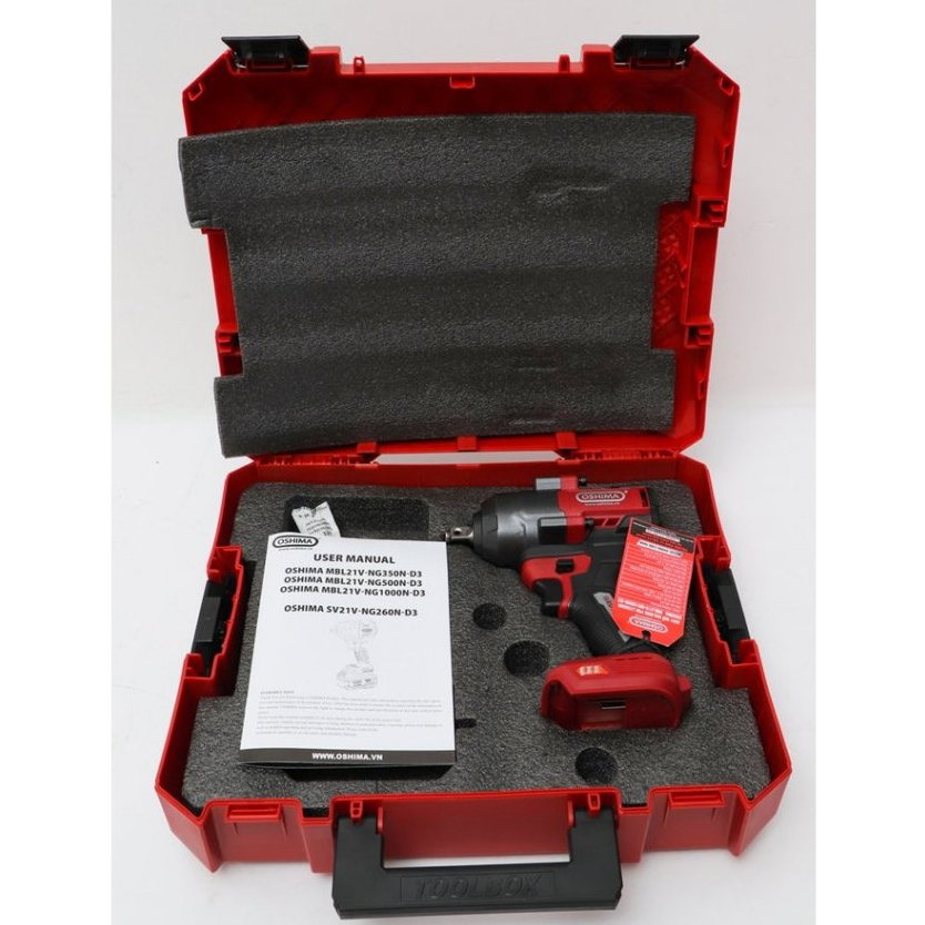 Thân Máy Mở Bu Lông Không Dây Oshima MBL21V-NG1000N-D3 - Chính Hãng Bảo Hành 12 Tháng
