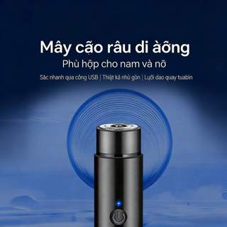 Máy cạo râu điện sạc USB thời trang, cạo mạnh mẽ, tiện lợi và nhỏ gọn, sử dụng cho mọi lúc, mọi nơi