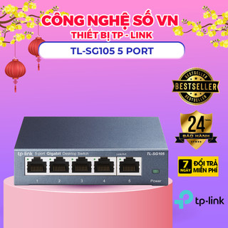 Switch Để Bàn TP-LINK TL-SG105  5 cổng 10/100/1000Mbps