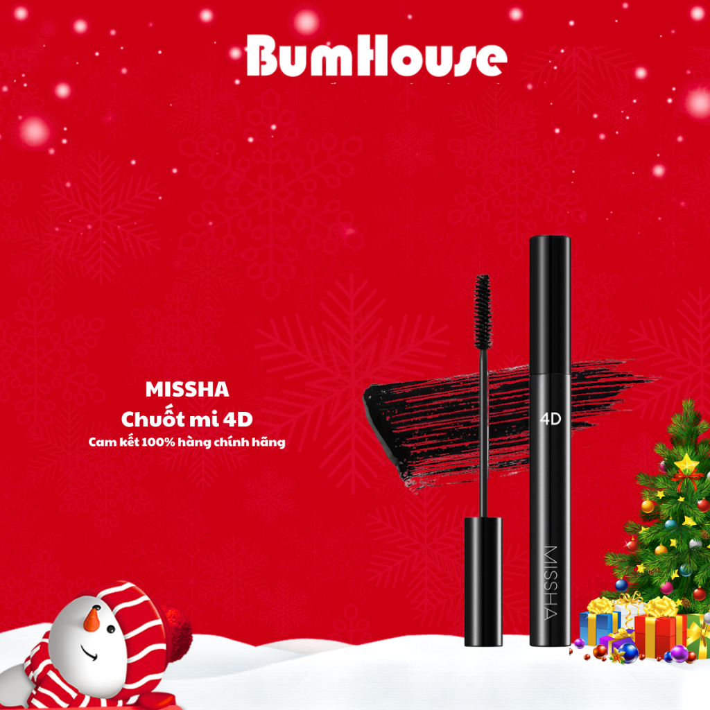 [HÀNG CTY] Chuốt Mi Cong Dày MISSHA 4D Mascara 7g