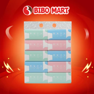 Khăn Giấy Ăn Gumi 3 Lớp Giấy Ăn Dai Mịn Tiện Lợi Dễ Mang Theo Chất Liệu An Toàn - Bibo Mart