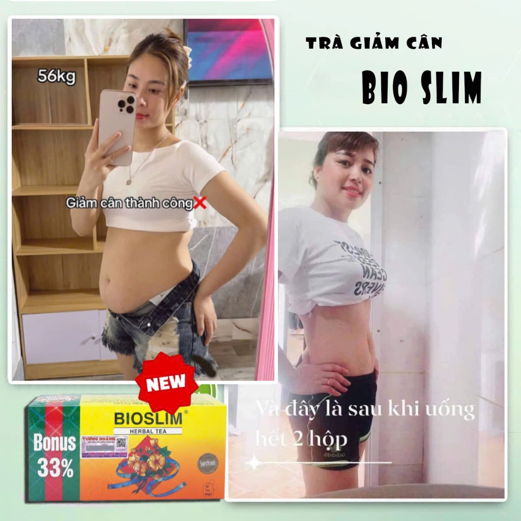 TRÀ GIẢM CÂN BẢO TÚ LỆ BIOSLIM THANH LỌC CƠ THỂ ĐỐT MỠ CẤP TỐC HIỆU QUẢ (HỘP 40 TÚI LỌC)