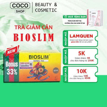 Trà Giảm Cân BioSlim Phan Tả Diệp Herbal Tea Giảm Cân Cấp Tốc Chống Táo Bón 40 Gói