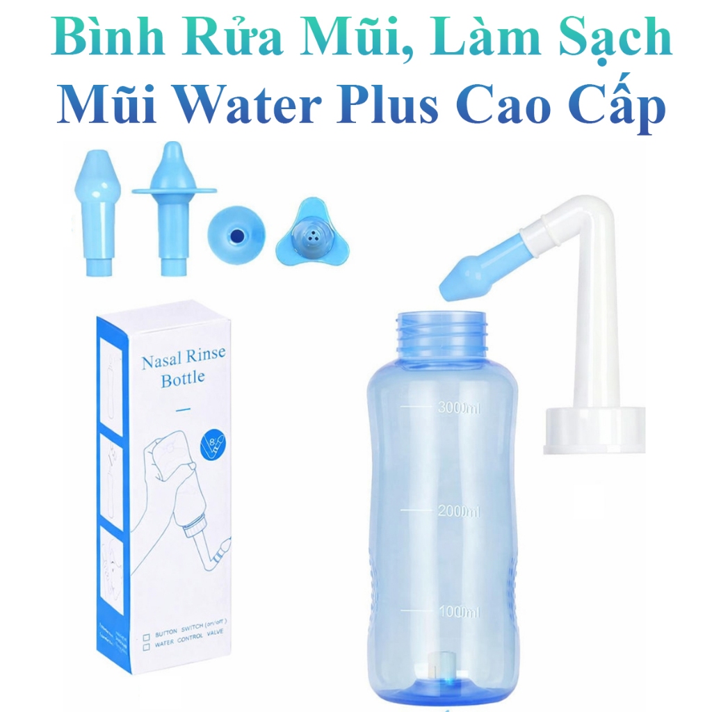 Bình Rửa Mũi, Làm Sạch Mũi Water Plus Nasal 300 Tiện Dụng