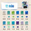 Combo Học Tập 5 Trong 1 - Màu Nước + Sáp Lụa + Sticker + Bao Lì Xì 2026 - Đồ Chơi Giáo Dục Trẻ Em