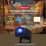 Máy chiếu Mini Thông Minh HY320MINI 4K Độ phân giải 1280P thực tế - Thiết kế di động - Giải pháp đa năng cho gia đình — ảnh 2