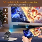Máy chiếu Mini Thông Minh HY320MINI 4K Độ phân giải 1280P thực tế - Thiết kế di động - Giải pháp đa năng cho gia đình — ảnh 3