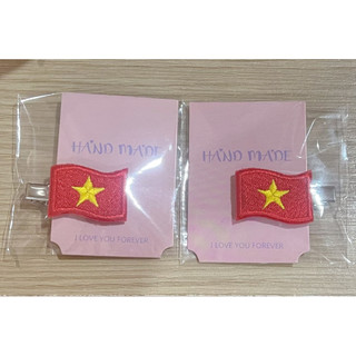 Kẹp tóc, dây thun lá cờ Việt Nam