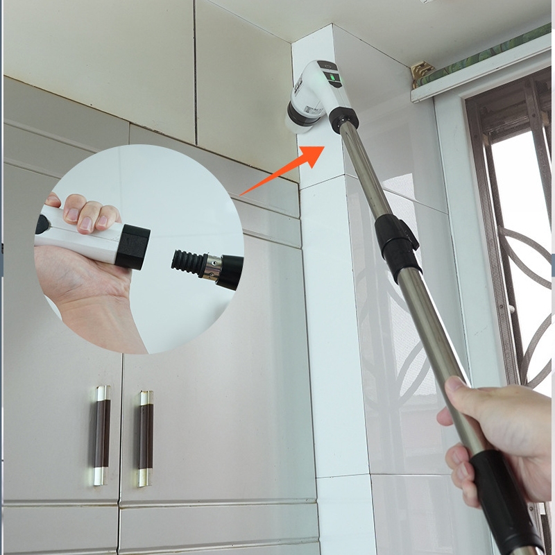 Bàn chải điện cầm tay 9 in 1 SH0034, máy cọ rửa nhà bếp, nhà tắm đa năng, bàn chải điện không dây