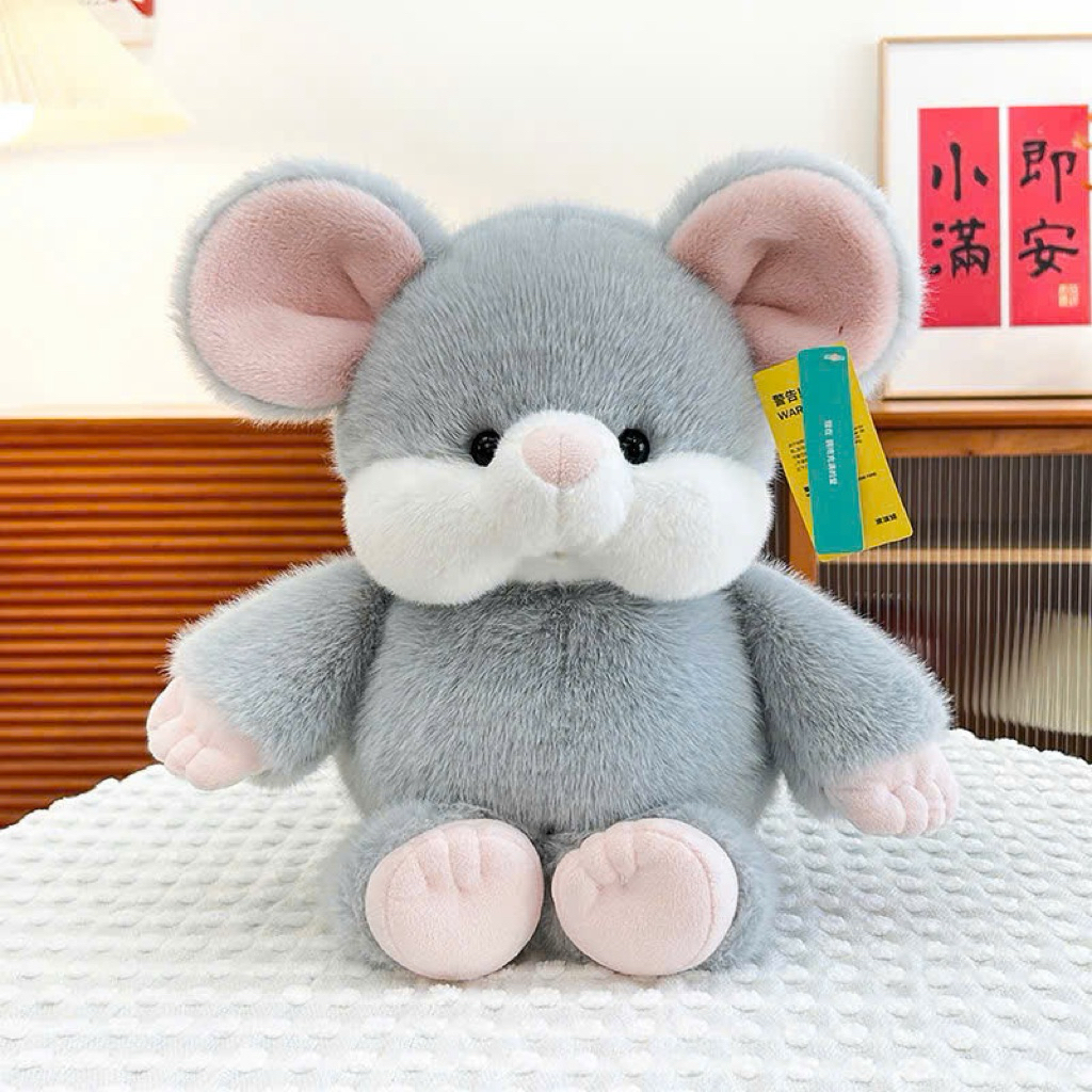 Gấu Thú Bông Animal Chạy Bộ Bò Sữa Cáo Voi Chuột Quà Tặng Độc Đáo Lông Xù Siêu Mềm Mịn Siêu Dễ Thương