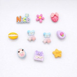 Set Charm Gấu Kẹo Ngọt Pastel Baby Cute – Nice & Sweet | Charm Gắn Dép Hot Trend 2026