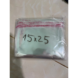 Set 50 bọc Opp - Bọc manga size 15x25 cm (có dán miệng) CÓ LỖ THOÁT KHÍ