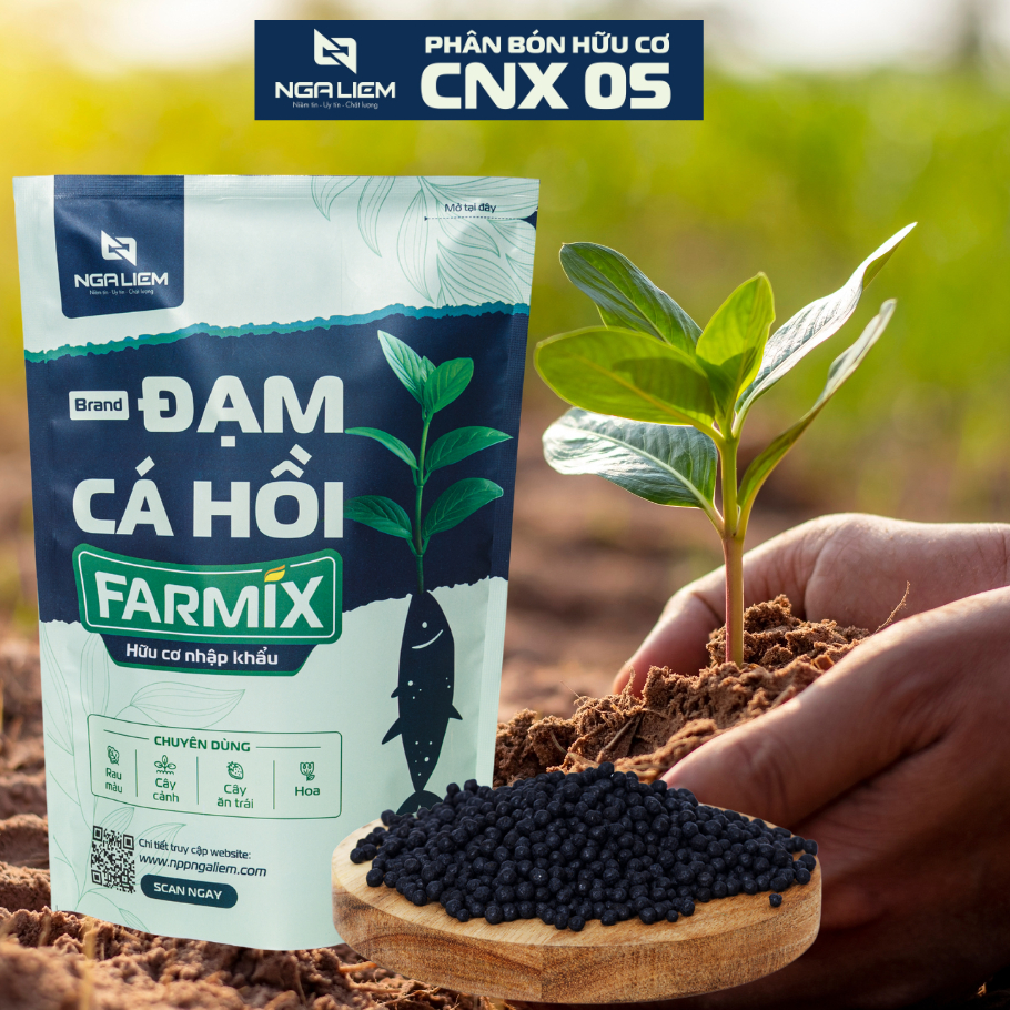 Đạm Cá Hồi Farmix 1KG – Phân Bón Hữu Cơ Cao Cấp Nhập Khẩu