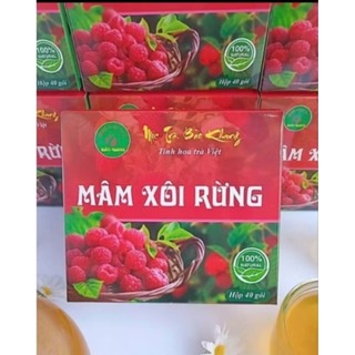 Hộp 40 gói trà túi lọc Bảo khang,mâm xôi rừng, giúp hết nám,tàn nhang, dầy niêm mạc, điều  hoà kinh nguyệt