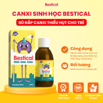 Canxi Bestical - Canxi sinh học cho bé, hỗ trợ xương chắc khỏe