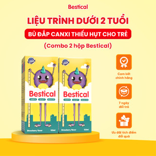 Combo 2 Canxi Bestical - Hỗ trợ phát triển chiều cao cho trẻ [Liệu trình 2 tháng cho bé dưới 2 tuổi]