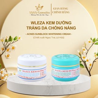 Kem Dưỡng trắng da, Chống nắng Wleza (Hộp trần)