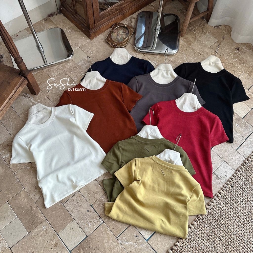 [𝑯𝒂 𝑨𝒏𝒉] Áo Cộc Phông Trơn Tang Lưng QCL1
