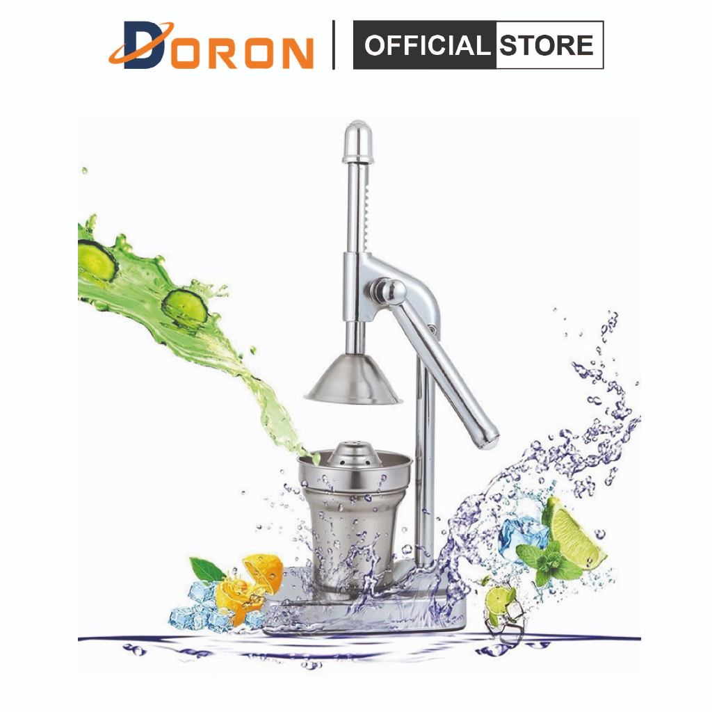 Máy ép nước cam, dụng cụ ép cam quay tay chất liệu inox dày dặn chắc chắn