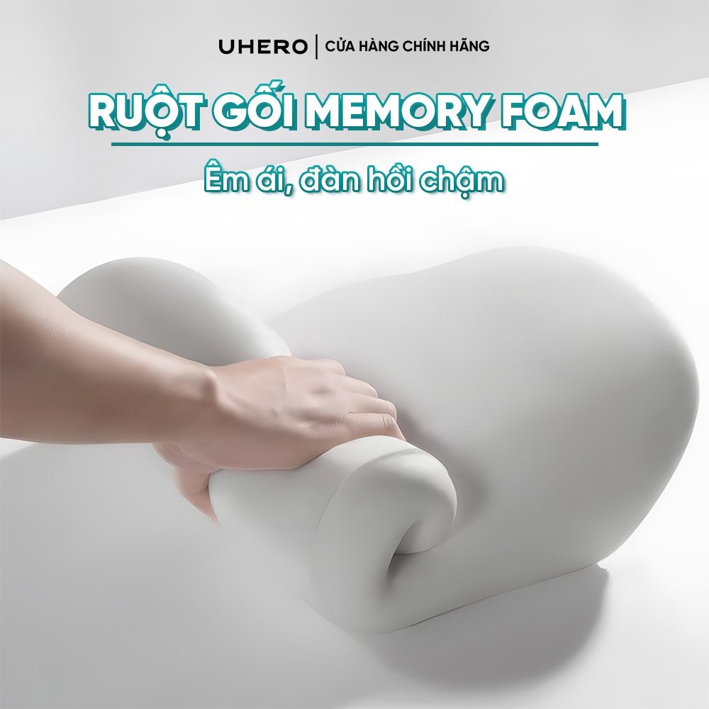 Đệm Tựa Lưng Ô Tô UHERO Lumbar Pro Cao Su Non Thiết Kế Công Thái Học Giảm Đau Mỏi Lưng Hiệu Quả Bảo Hành 12 Tháng DTL