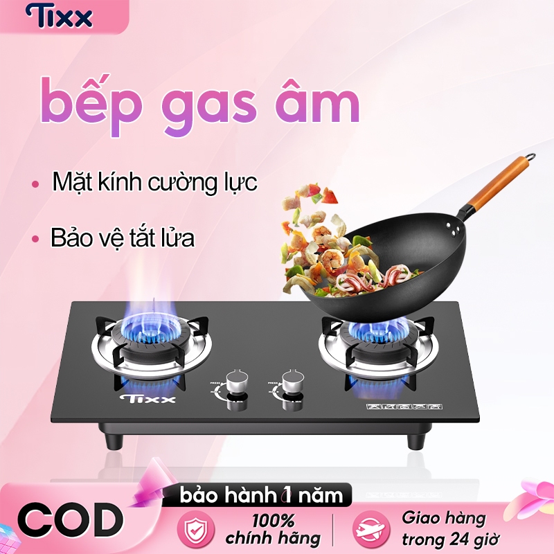 TIXX Bếp Gas Dương Kính 5200W Bếp ga âm bếp gas đôi