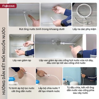 Cây nước bàn trà điều khiển bằng giọng nói Fujihome TB2411N-VOICE – Màn hình LED cảm ứng