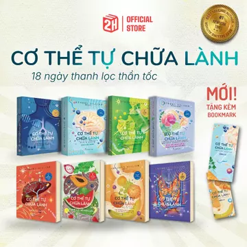 Sách Cơ thể tự chữa lành, Trọn bộ 8 cuốn sách dinh dưỡng sức khỏe, cải thiện từ bên trong - 2H Books