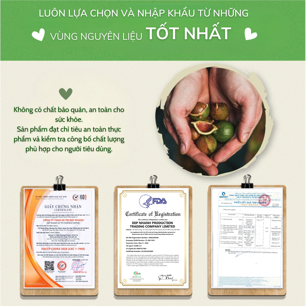 [MUA 1 TẶNG 1] Bánh Socola Hạt, 4 loại hạt Mix chocolate Túi 150g/Hũ 140g Vitala F&B Healthy Ăn Vặt Ít Béo