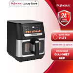 Nồi chiên không dầu Nhập Khẩu Fujihome A9DH 9 Lít -  Có 8 chế độ cài đặt sẵn, Công nghệ gia nhiệt kép — ảnh 1