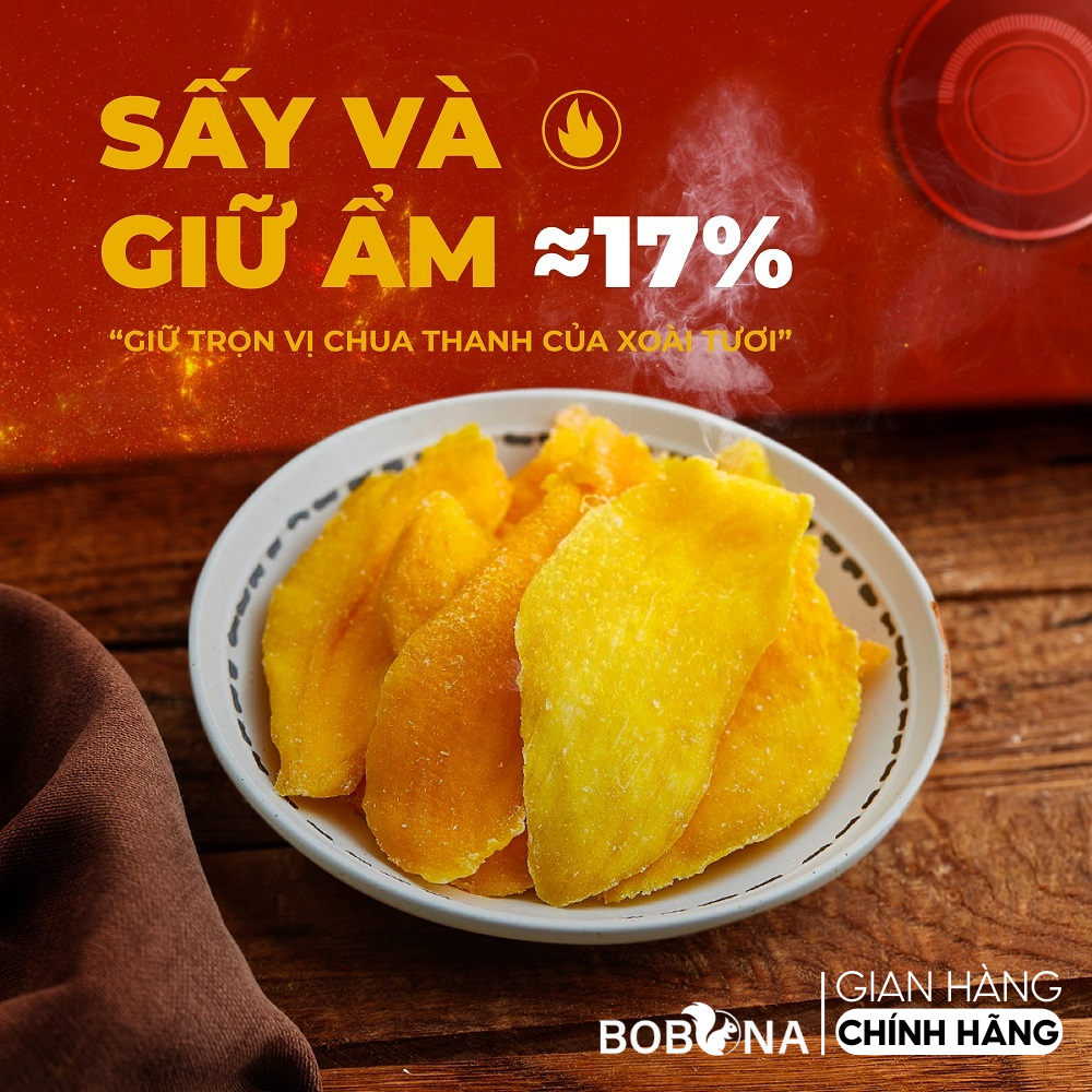 [MUA 1 TẶNG 1] Xoài Dẻo Sấy Lạnh Hũ 200g Vitala F&B Nguyên Miếng Chua Ngọt Vị Tự Nhiên Tiện Lợi Ăn Liền