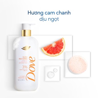 Sữa tắm Dove Vitamin C dưỡng sáng da - Glow Recharge 547ml