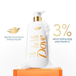 Sữa tắm Dove Vitamin C dưỡng sáng da - Glow Recharge 547ml