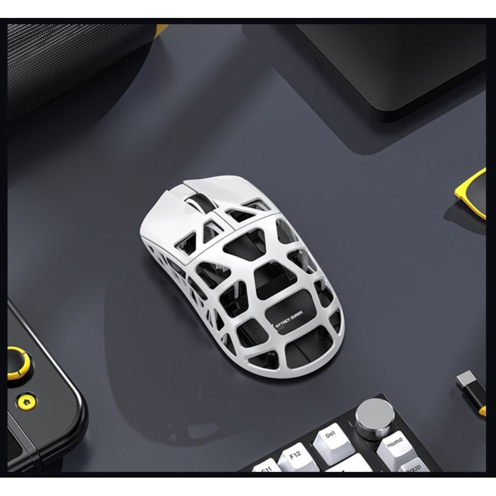 Chuột Gaming Không Dây Attack Shark R3, Khung kim loại siêu nhẹ, Pixart 3395, 26000 DPI.( hàng new fullbox) | BigBuy360 - bigbuy360.vn