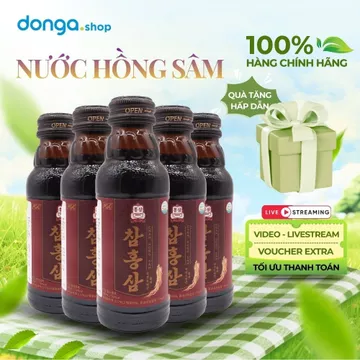 Nước Hồng Sâm Cham Hong Sam (chai 100ml) chiết xuất từ Hồng Sâm 6 tuổi