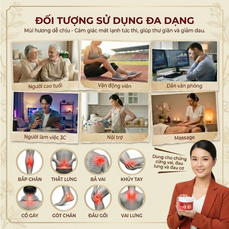Cao dầu nóng Đài Loan Nhất Điều Căn giảm nhức mỏi, tê tay chân - Guang Ji Tang 80g/hộp
