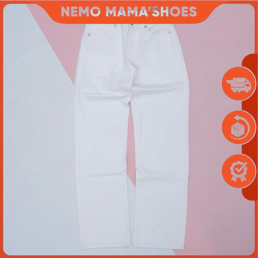 STRADIVARIUS QUẦN JEAN NỮ MÀU TRẮNG BASIC (260131029)