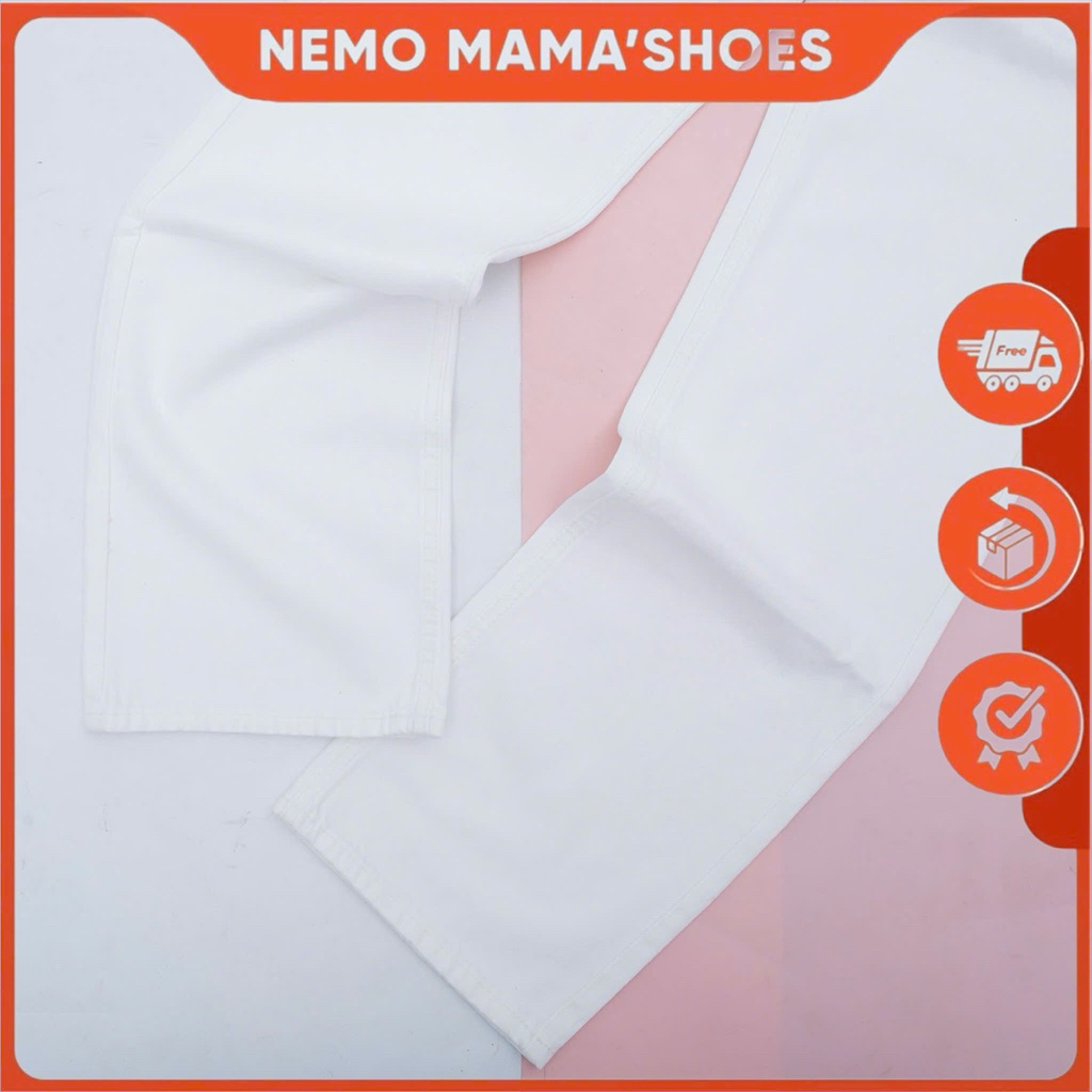 STRADIVARIUS QUẦN JEAN NỮ MÀU TRẮNG BASIC (260131029)