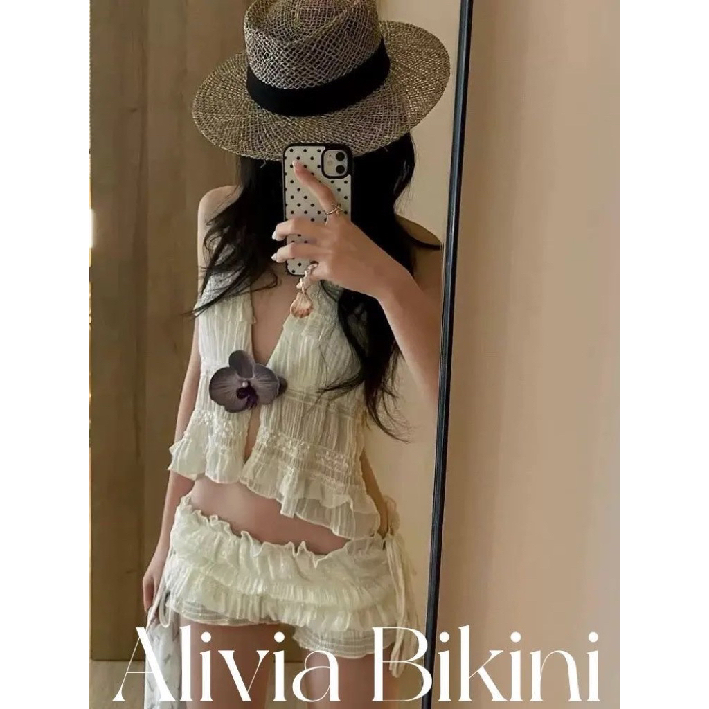 Set BiKiNi Yếm Dáng Quần Tua Rua Quyến Rũ❤️(hàng QC loại 1 order 7-10n)