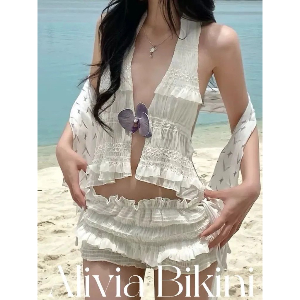 Set BiKiNi Yếm Dáng Quần Tua Rua Quyến Rũ❤️(hàng QC loại 1 order 7-10n)