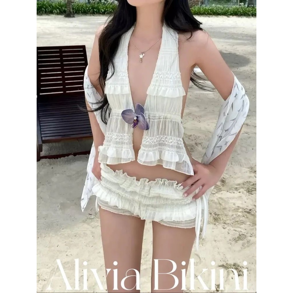 Set BiKiNi Yếm Dáng Quần Tua Rua Quyến Rũ❤️(hàng QC loại 1 order 7-10n)