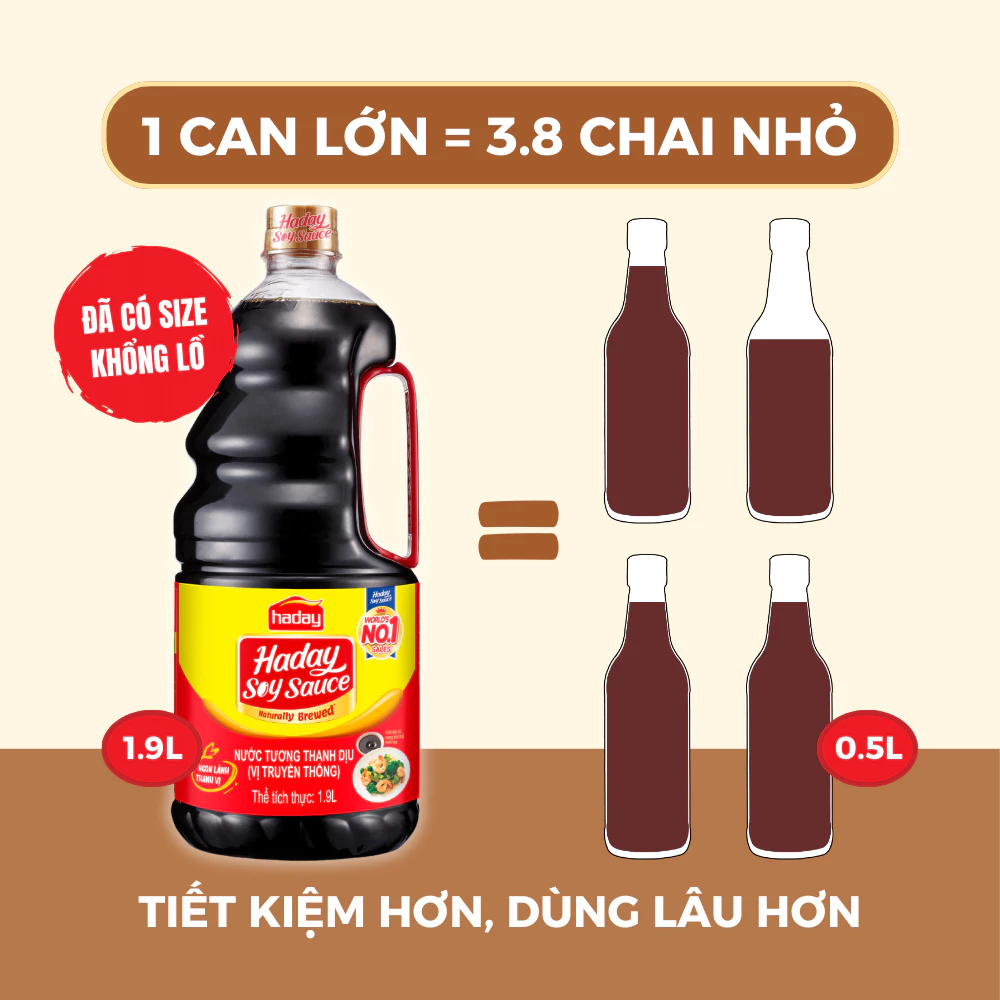 Nước Tương Thanh Diệu Haday Vị Truyền Thống - Gia Vị Trung Quốc