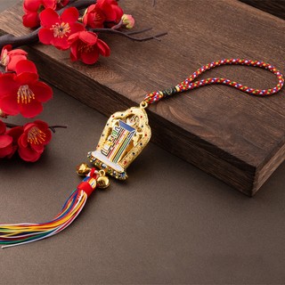 Móc Treo Kim Cang Thời Luân, Phong Thủy Hộ Gia Bình An，Móc Treo Kalachakra Bồ Đề Tâm, Bảo Hộ Bình An