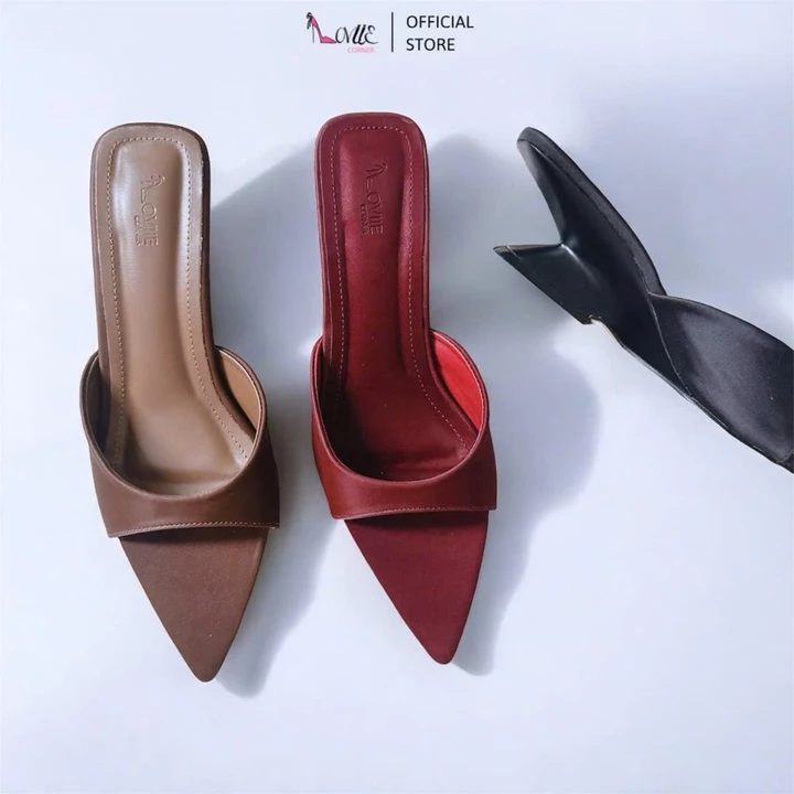 LOVIIECORNER - GUỐC NỮ MŨI NHỌN THANH LỊCH - GUỐC NỮ THỜI TRANG GÓT KHÓEC EO CAO 5CM - D250922 - HDP2607