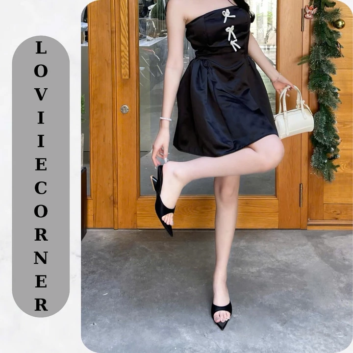 LOVIIECORNER - GUỐC NỮ MŨI NHỌN THANH LỊCH - GUỐC NỮ THỜI TRANG GÓT KHÓEC EO CAO 5CM - D250922 - HDP2607